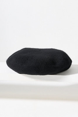 Wyeth Lillie Wool Beret In Black
