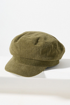 Wyeth Farrah Corduroy Newsboy Cap In Neutral