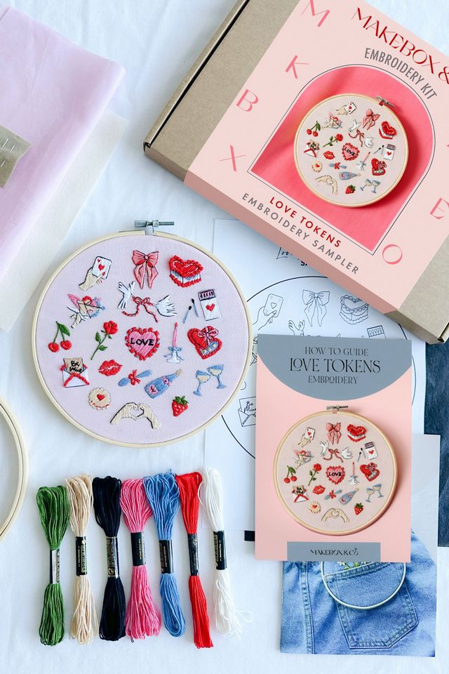MakeBox & Co. Love Tokens Embroidery Kit #3