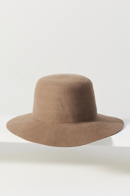 Hat Attack Anna Velour Bucket Hat In Sand