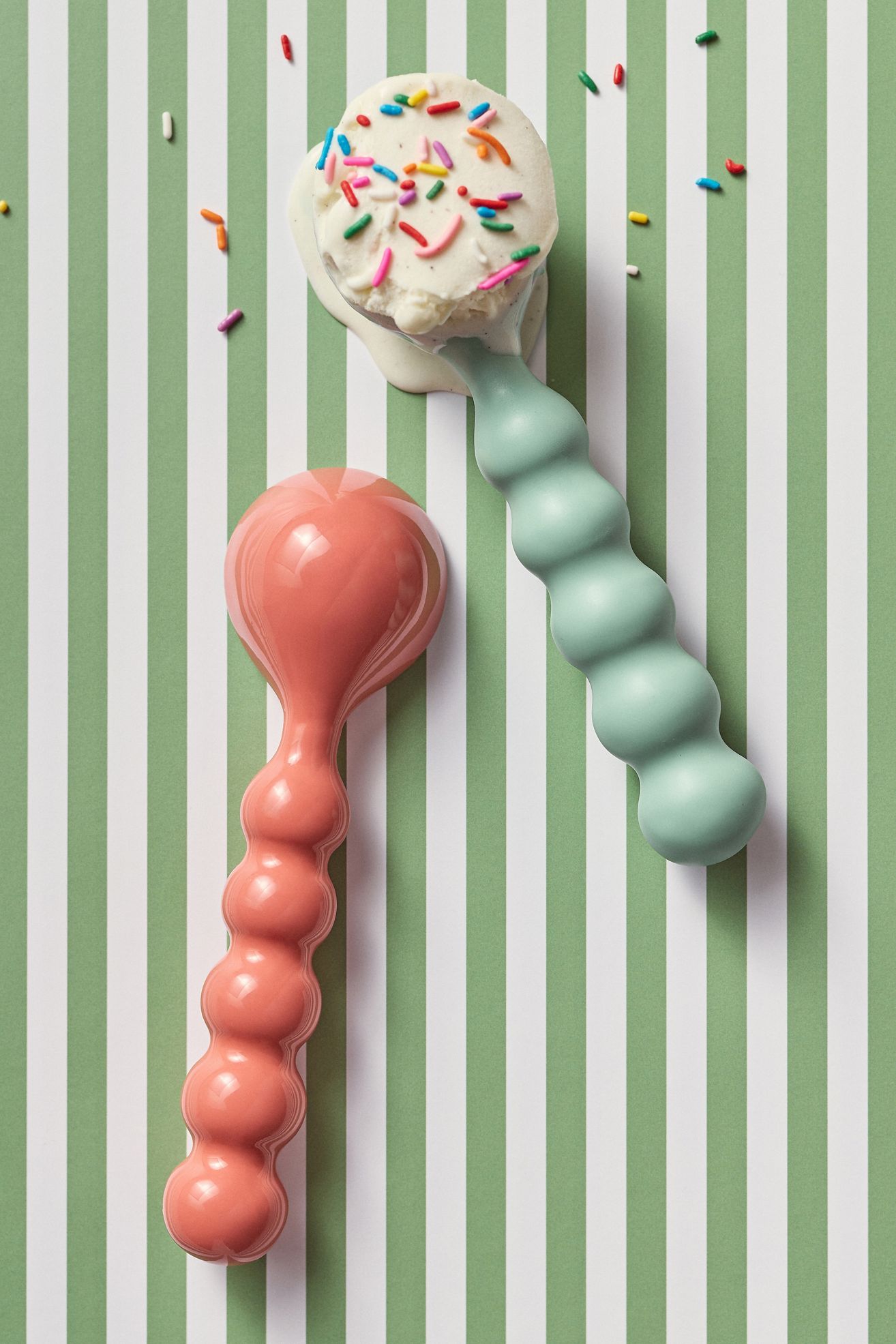 Enameled Aluminum Ice Cream Scoop - Light Blue, One Size