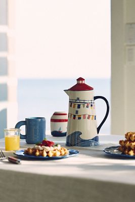 Maritime Lighthouse Pitcher