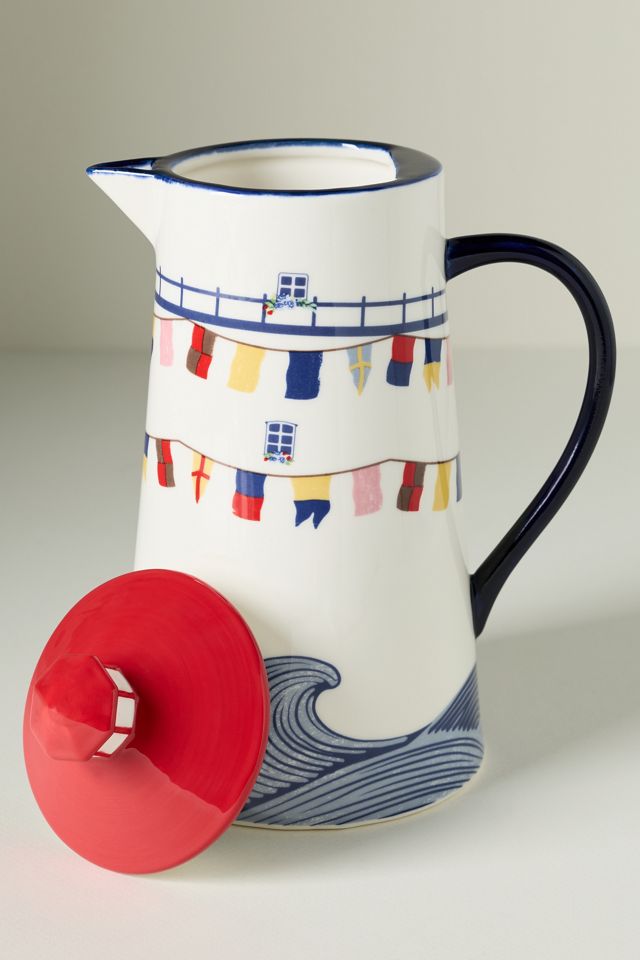 Maritime Lighthouse Pitcher #3