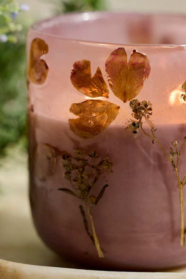 Linnea Pressed Floral Candle #2