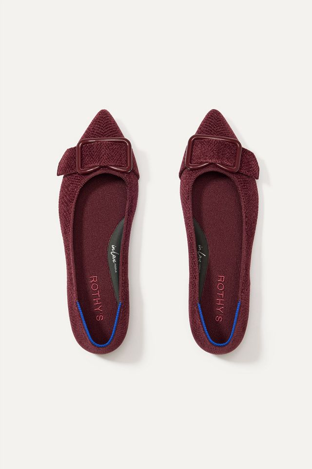 Rothy's The ReVelvet™ Emblem Point II Flats #2