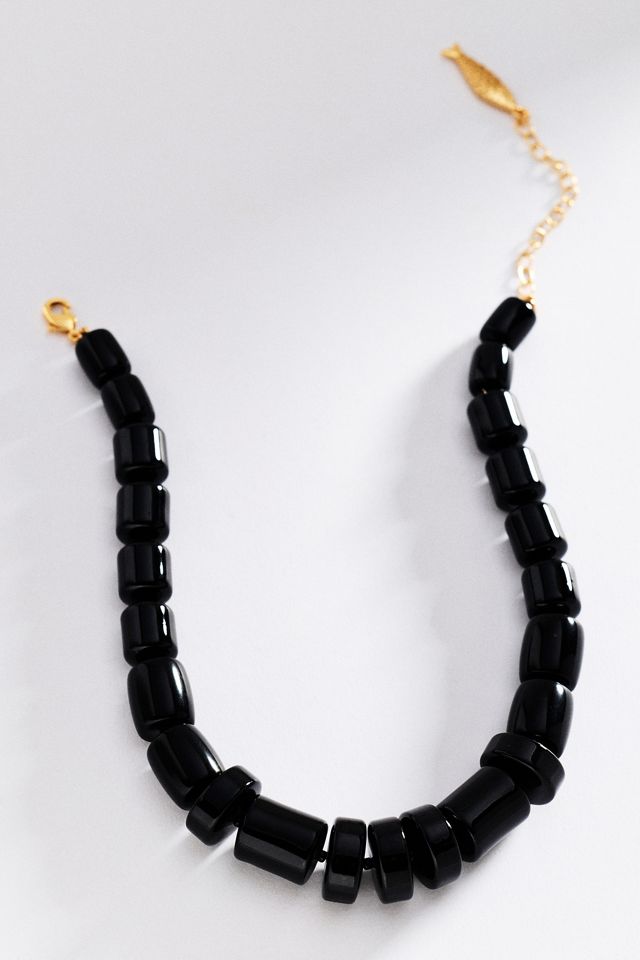 Chunky Resin Beaded Necklace #1