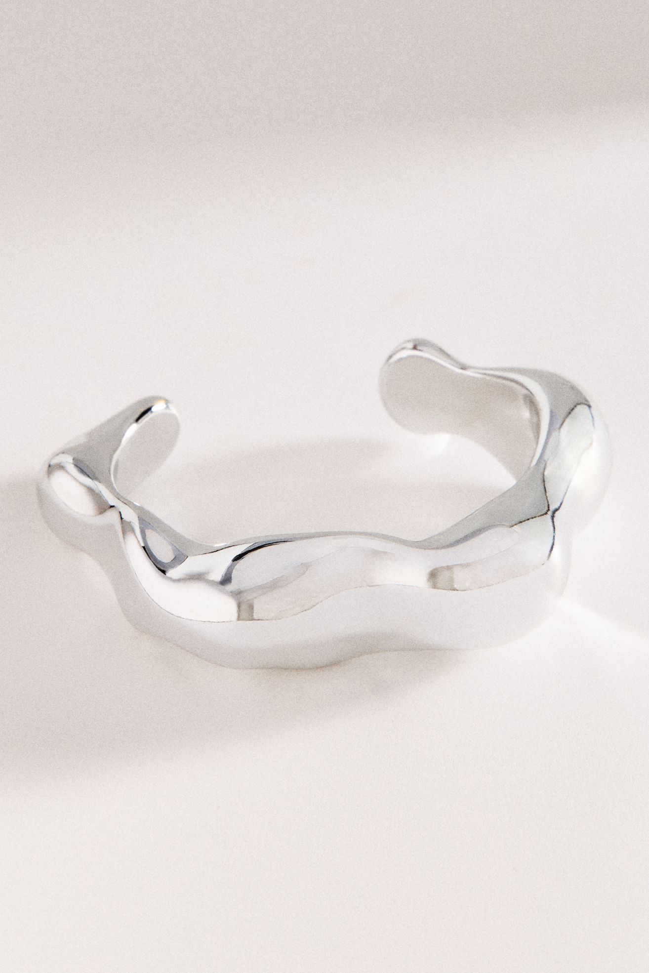 Sculptural Open Bracelet