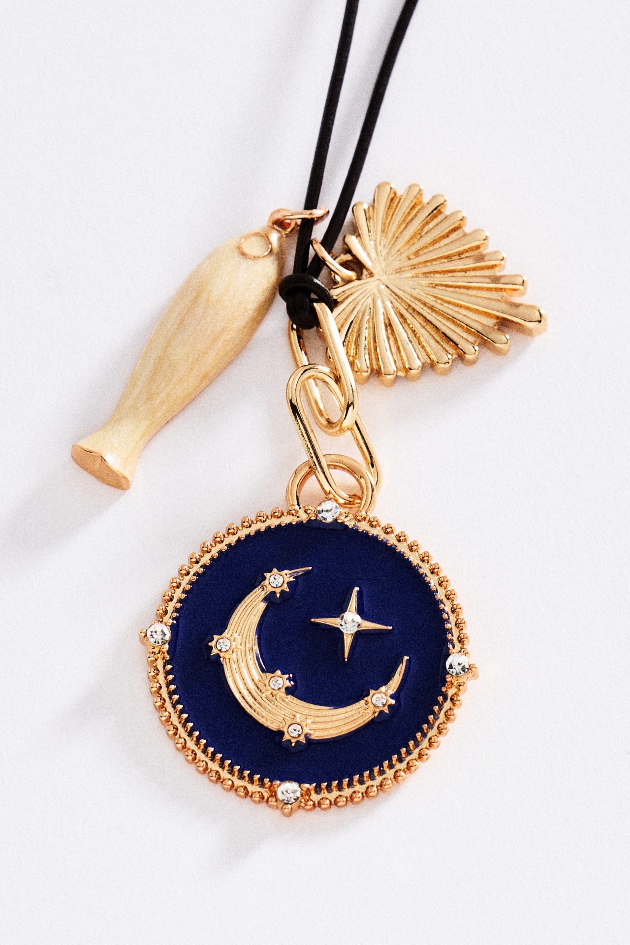 Multi-Charm Pendant Necklace