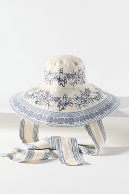 ALÉMAIS Villa Romantica Sun Hat | Anthropologie display picture 2