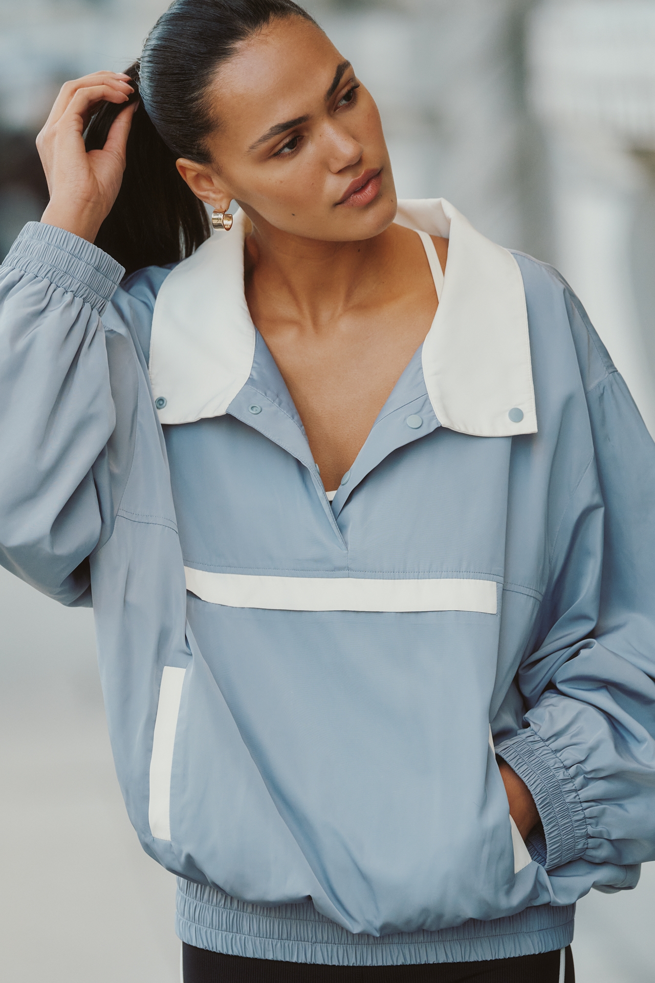 Mare Oversized Windbreaker Jacket