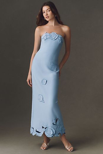 baby blue wedding guest dress Coast Frill V Neck Midi Dry Clean DETAILS SPU Blue Wedding Guest Dresses |