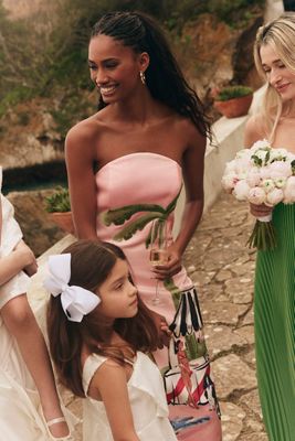 lobster linen dress Petal and Pup Women's Elena Mini Dress