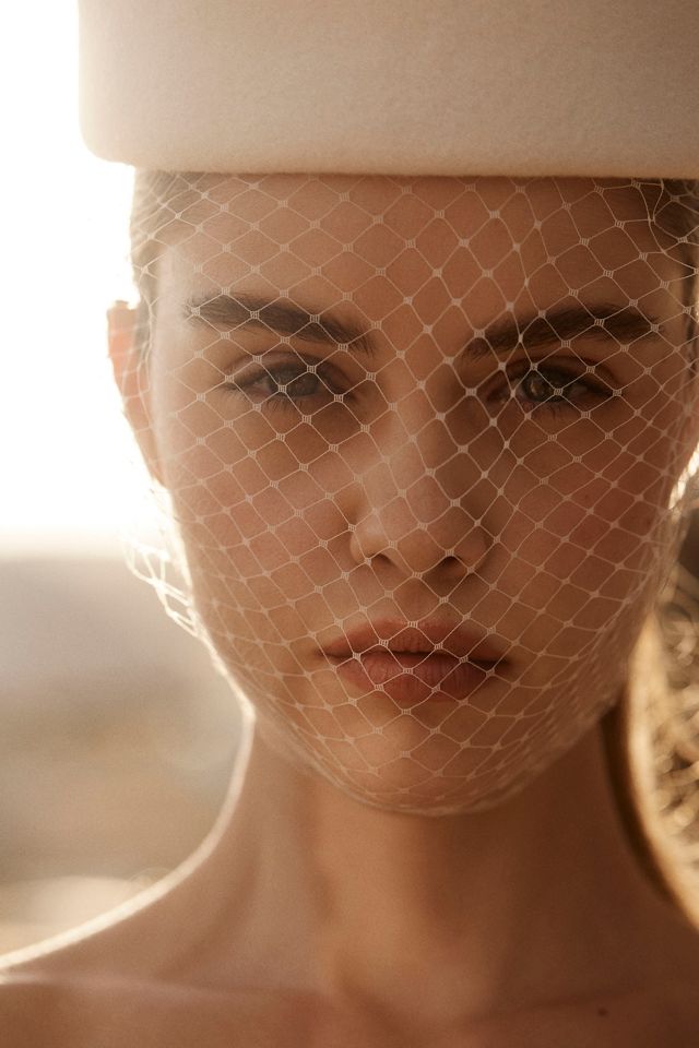 Twigs & Honey Wool Blend Pillbox Hat #1