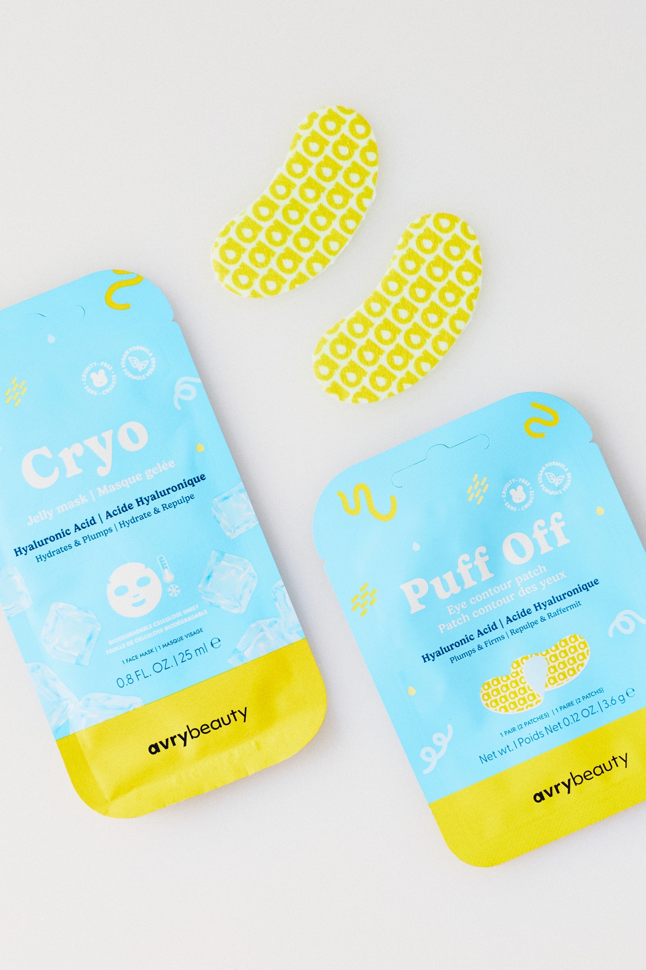 AvryBeauty Hyaluronic Acid Mask & Patch Duo