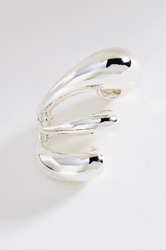 Structural Swirl Earrings #1