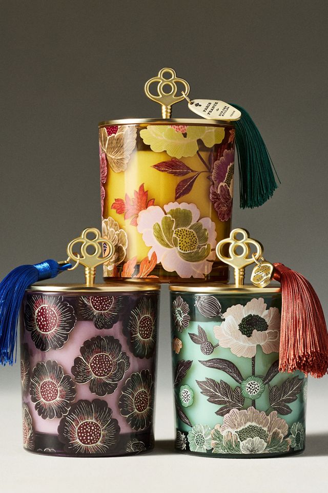 Aromantic heim design 12点セット Amelie Woody Teakwood & Rose Lidded Glass Candle | AnthroHome