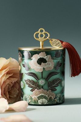 Wolf 1834 Zoe Velvet Floral Embroidered Jewelry Box | AnthroHome