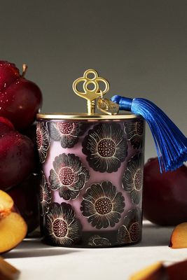 Amelie Fruity Vanilla & Dark Plum Lidded Glass Candle