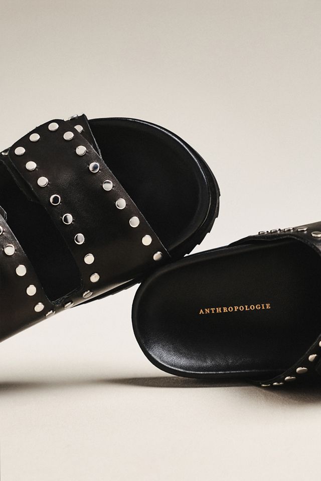 By Anthropologie Studded Velcro Sandals #3