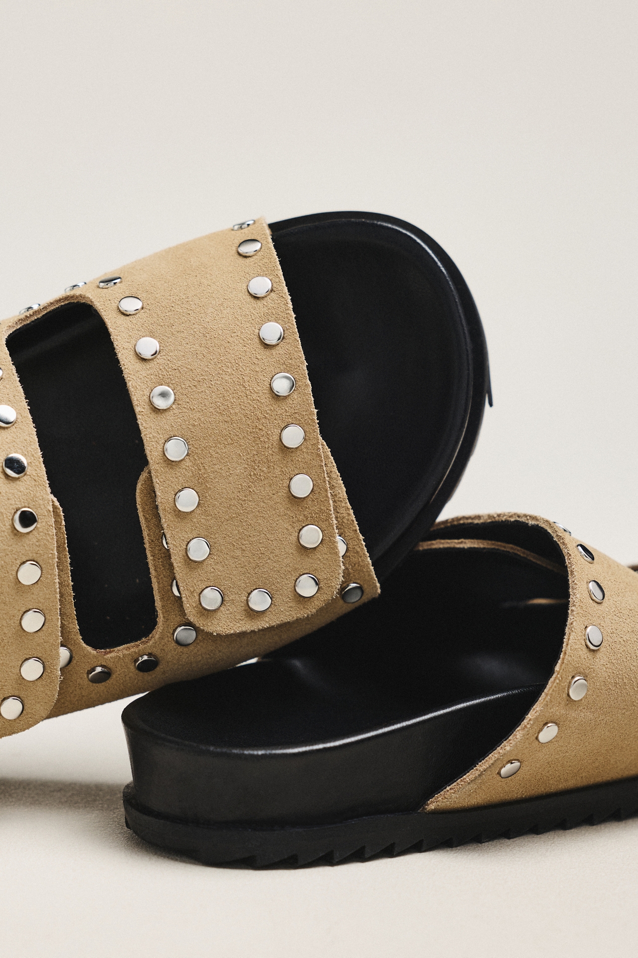 By Anthropologie Studded Velcro Sandals