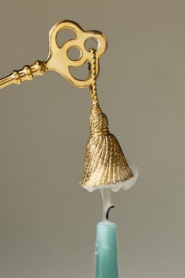 Hotel Key Brass Candle Snuffer
