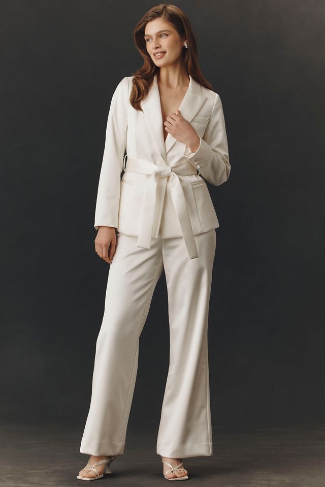 BHLDN Satin Fitted Blazer #3
