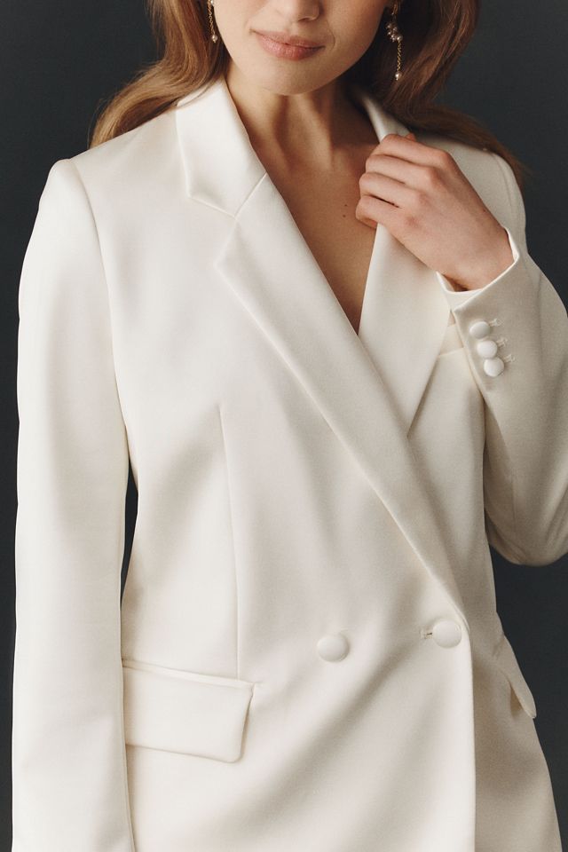 BHLDN Satin Oversized Blazer #1