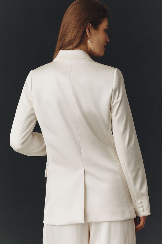 BHLDN Satin Oversized Blazer #2