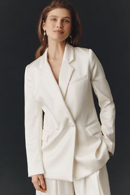 BHLDN Satin Oversized Blazer