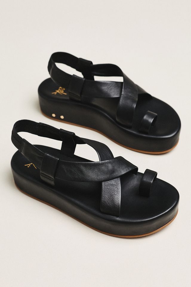 Cara Cara Cross Strap Platform Sandals | Anthropologie