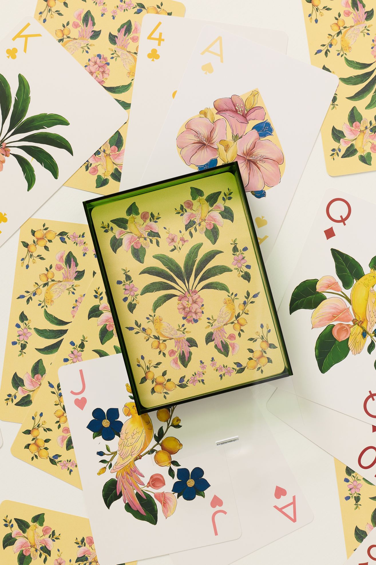 Farm Rio x Anthropologie Waterproof Playing Cards - Yellow, One Size