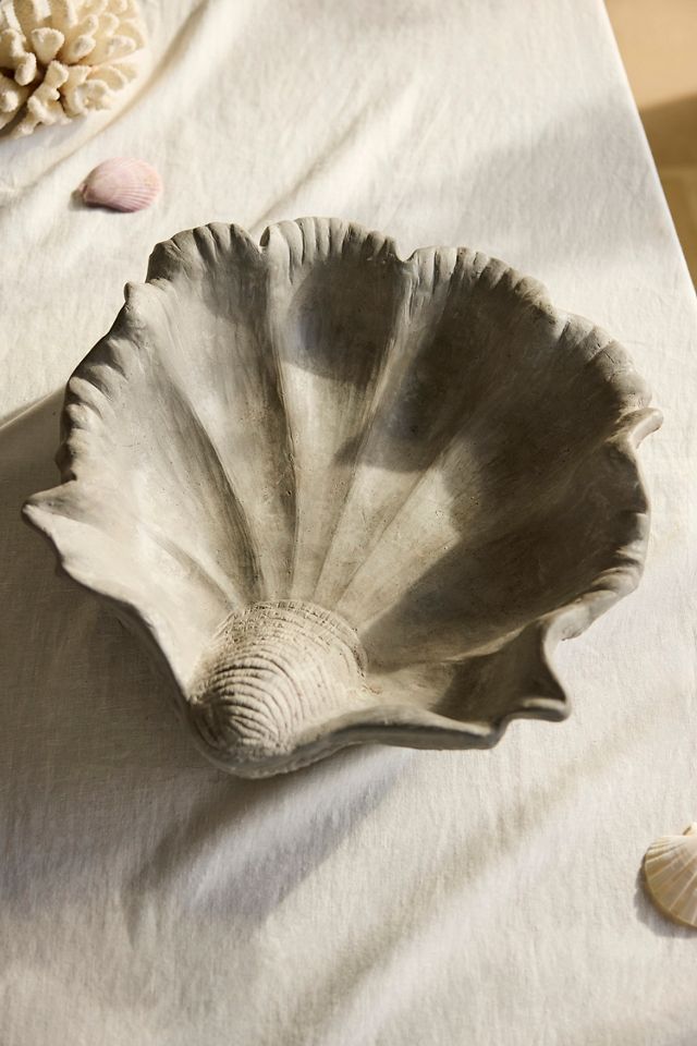 Seashell Stone Planter #2