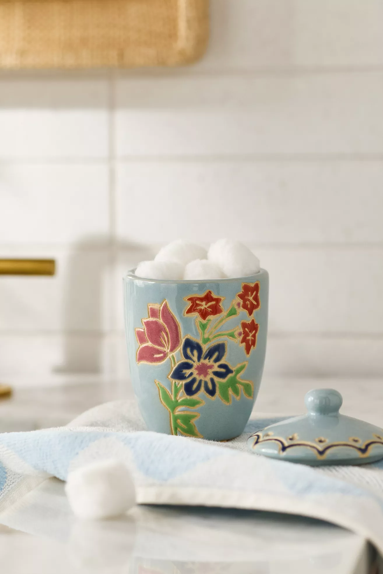 Hand-Painted Ceramic Canister - thumbnail 6