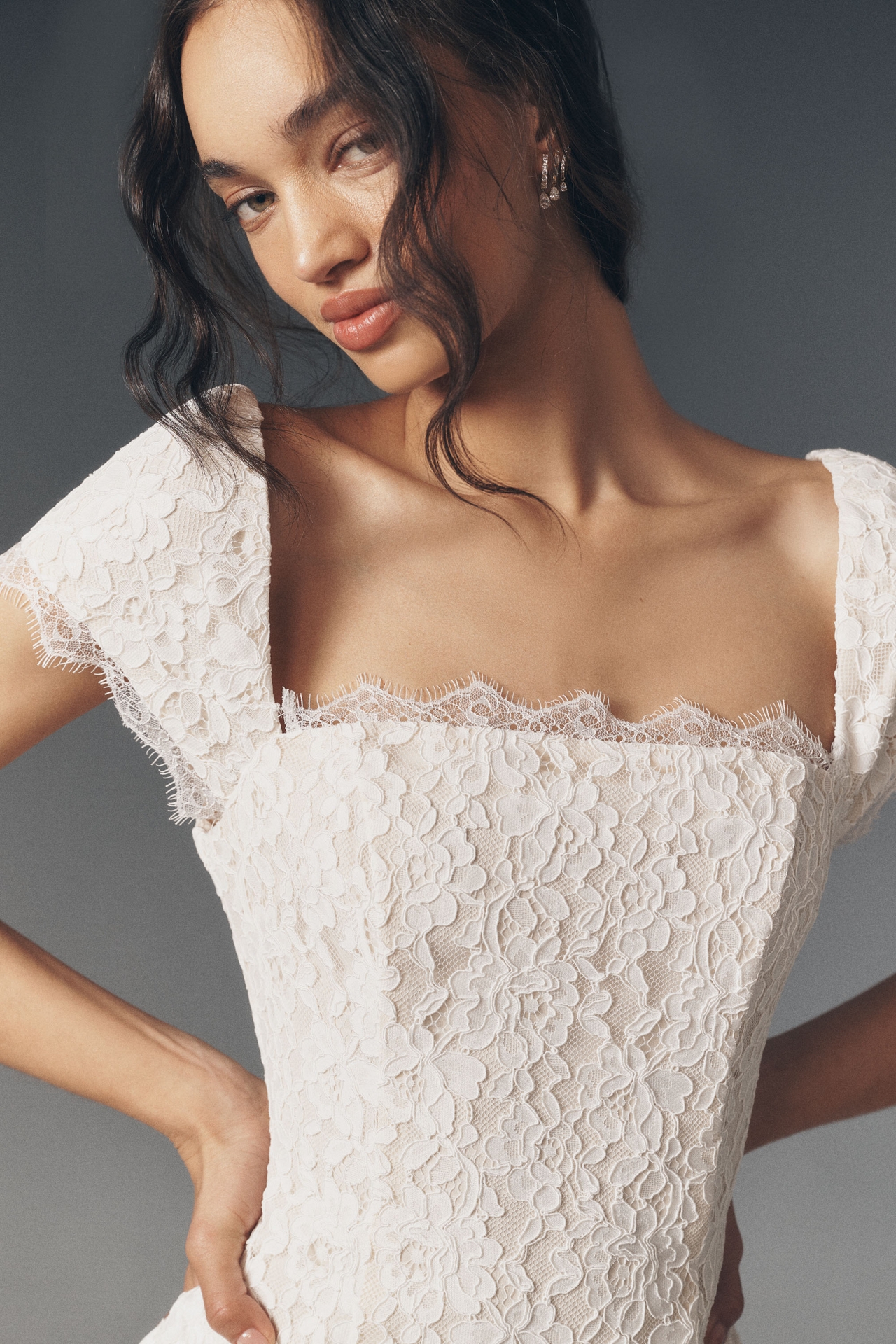 Elliatt Solenne Lace Mini Dress