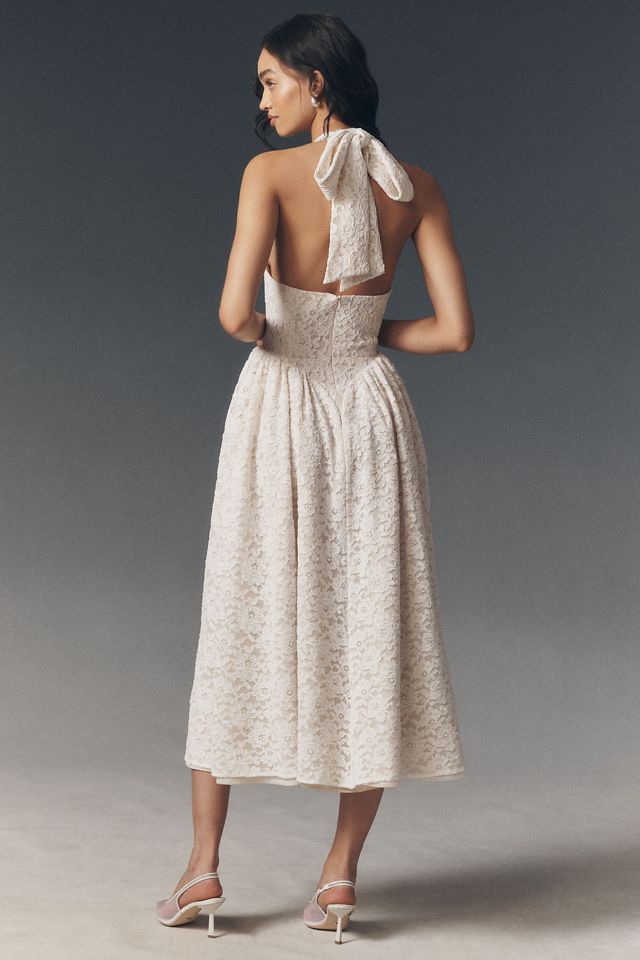 Elliatt Zorya Drop-Waist Plunge Maxi Dress #1