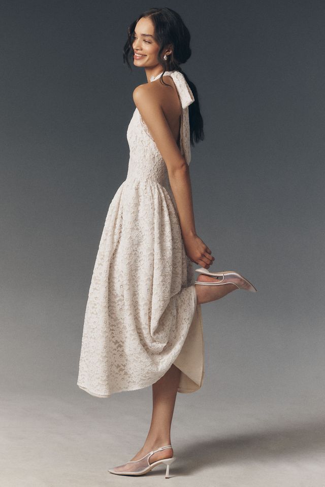 Elliatt Zorya Drop-Waist Plunge Maxi Dress #3