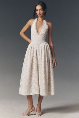 navy blue dress for baby girl 30 White Rehearsal Dinner Dresses Fit For Any Bride – Over The Moon main image 1