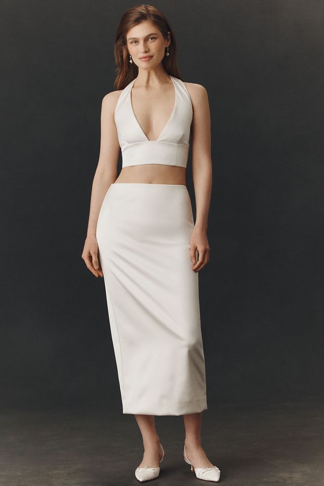 BHLDN Plunge Halter-Neck Top #2