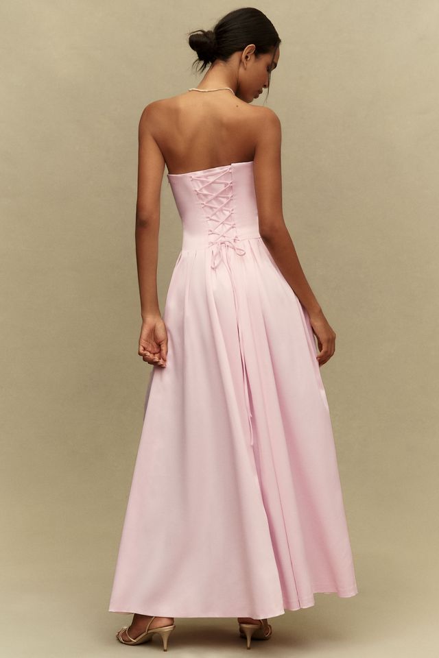 BHLDN Mia Strapless Fit-and-Flare Maxi Dress #2