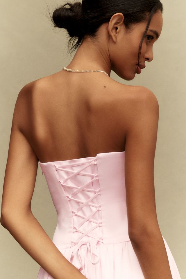 BHLDN Mia Strapless Fit-and-Flare Maxi Dress #3
