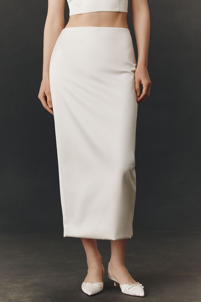BHLDN Satin Maxi Skirt #1