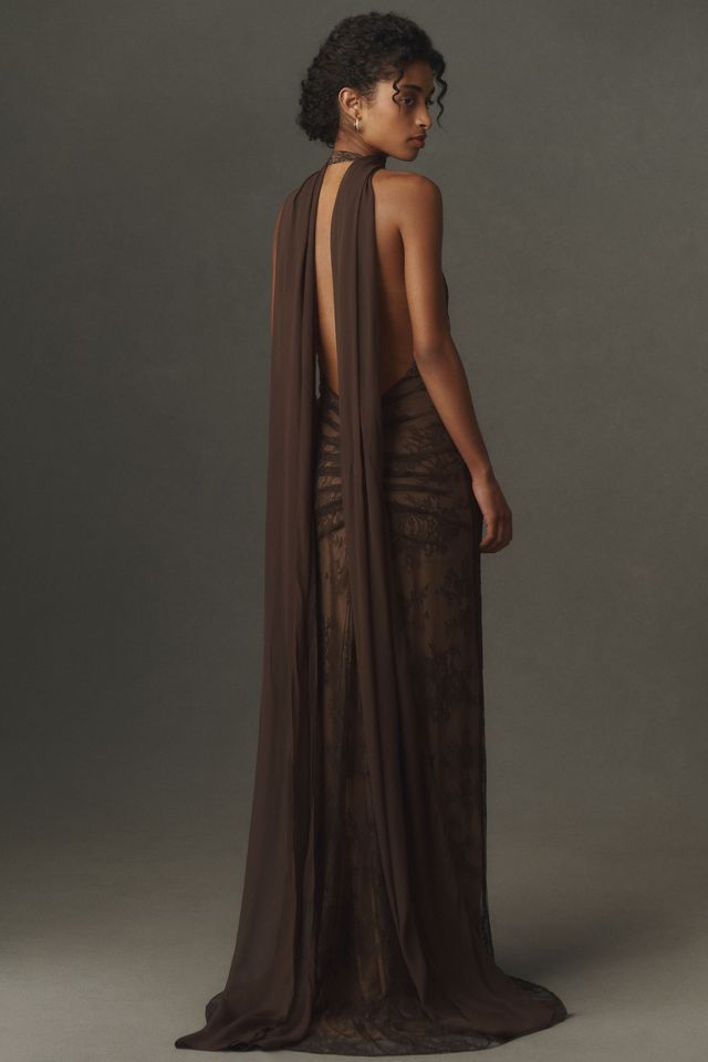 De La Vali Amora Rosette Maxi Dress #1