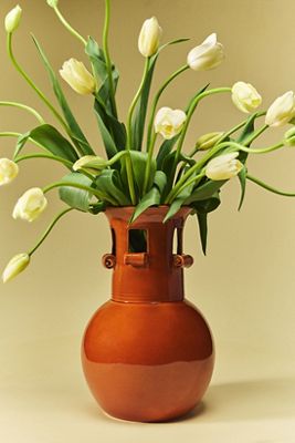 Italian Peeled Large Scale Vase