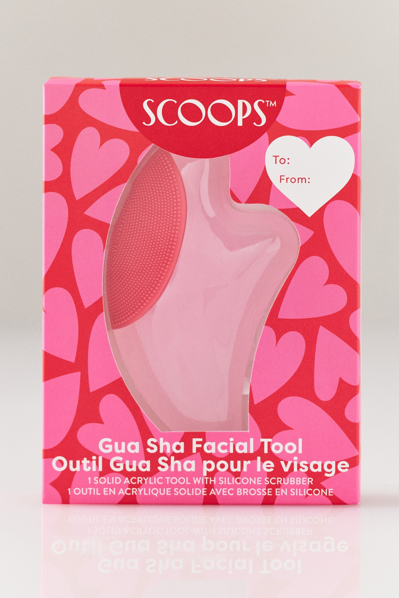 SCOOPS Beauty Valentine's Day Gua Sha Facial Tool
