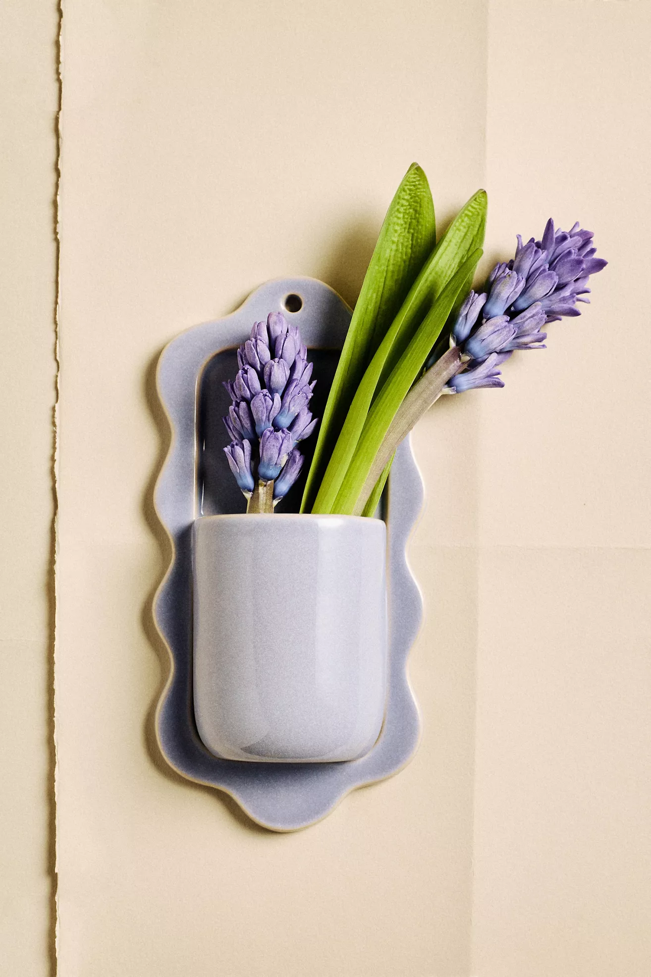Stoneware Wiggle Wall Vase - thumbnail 6