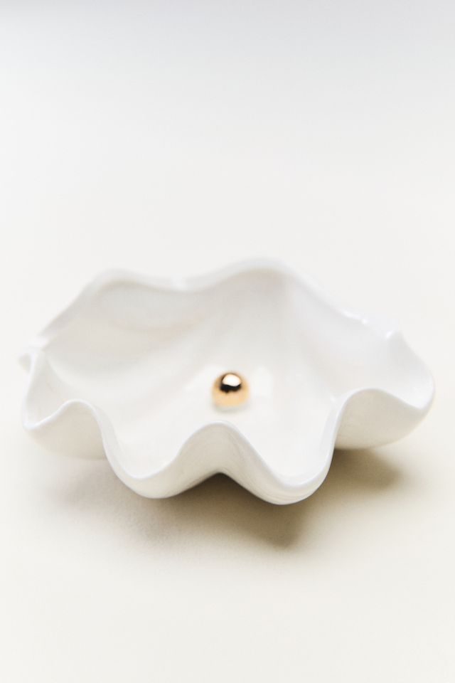 Shell and Pearl Trinket Dish #1