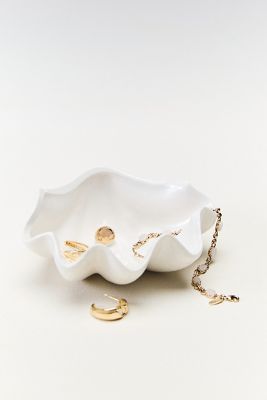 Shell and Pearl Trinket Dish