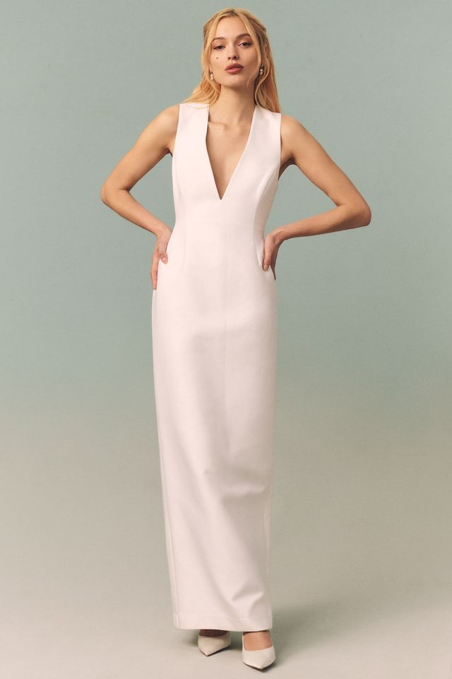 Shona Joy Otis Plunge Maxi Dress | Anthropologie