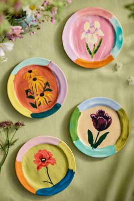 Danielle Kroll Making Spirits Bright Dessert Plate | AnthroHome