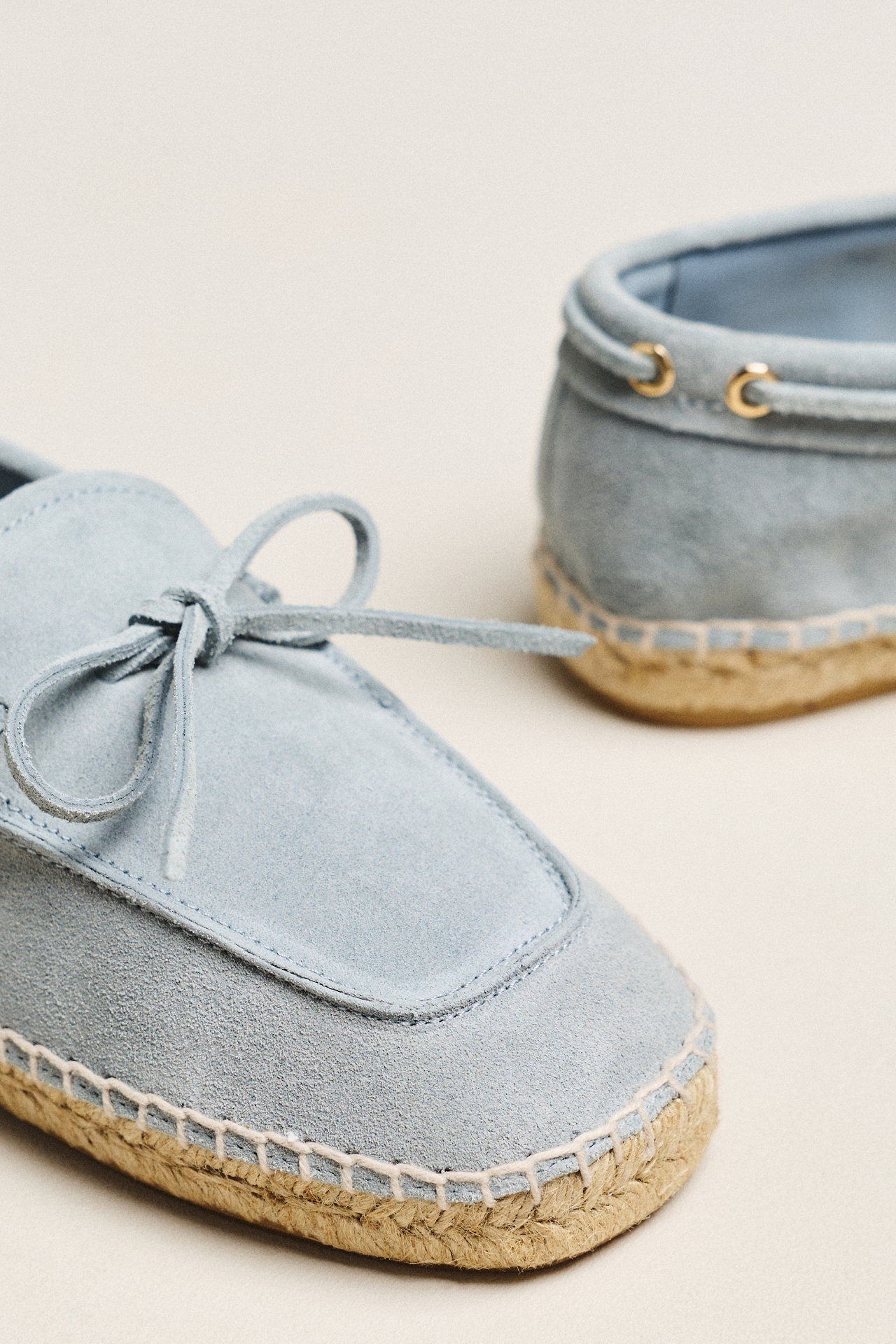 Paloma Barcelo Suede Bow Boat Shoes